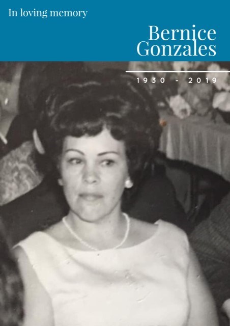Obituario de Bernice Sanchez Gonzales