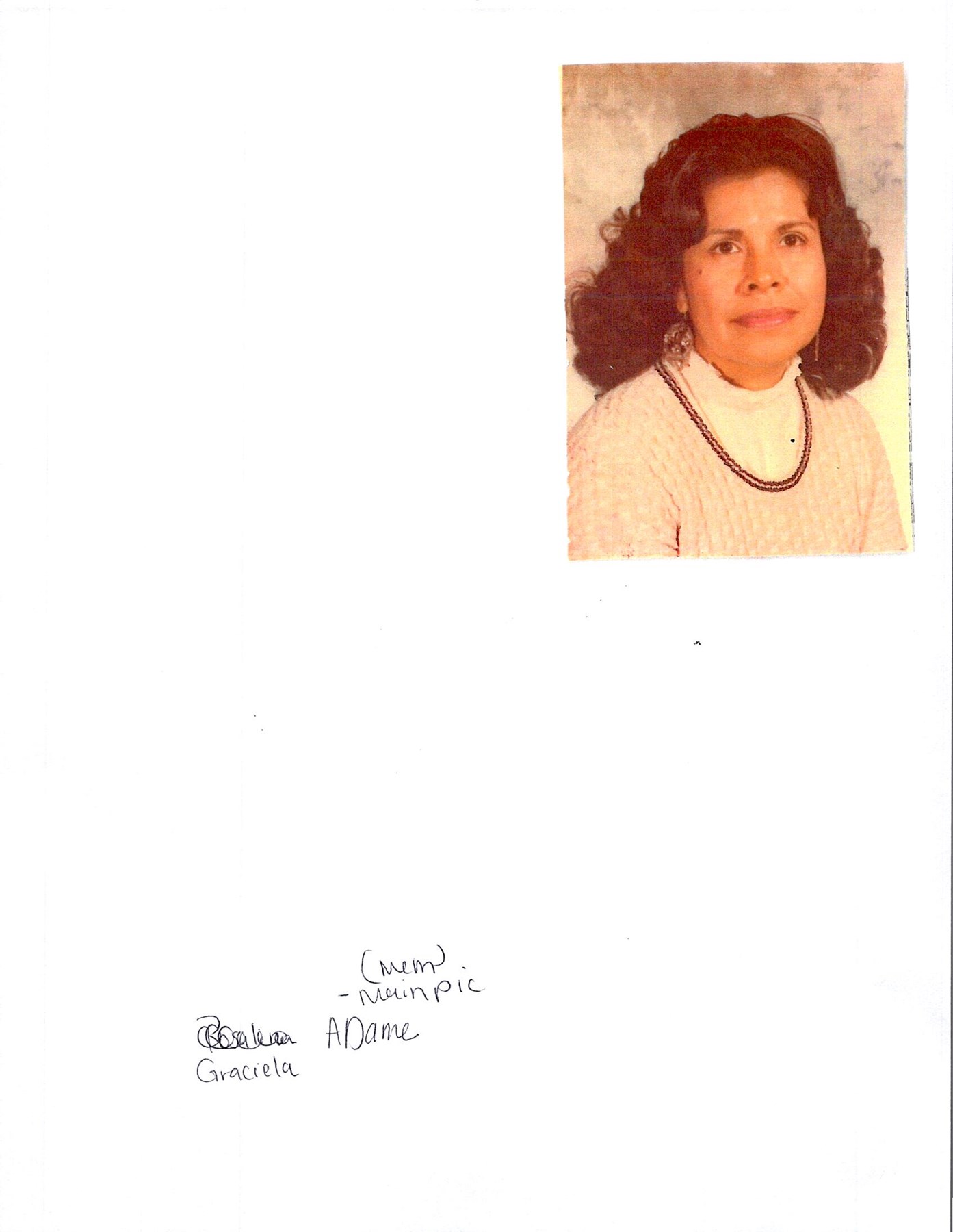 Obituary of Graciela Ramona Adame  (Hernandez)