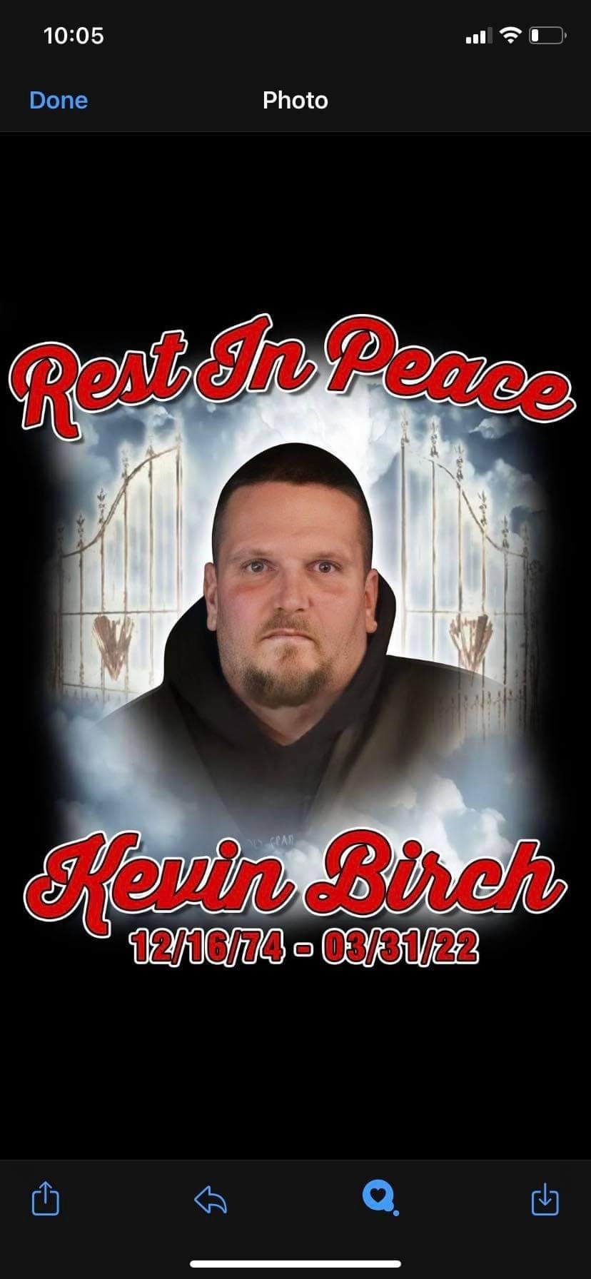 Obituary of Kevin Birch