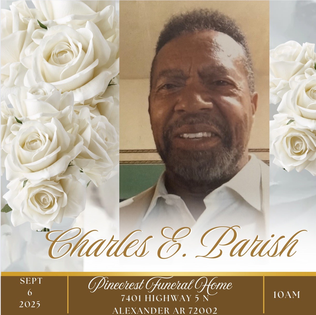 Obituario de Charles Edward Parish