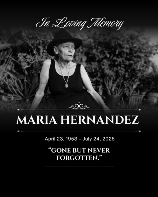 Obituario de Maria A Hernandez