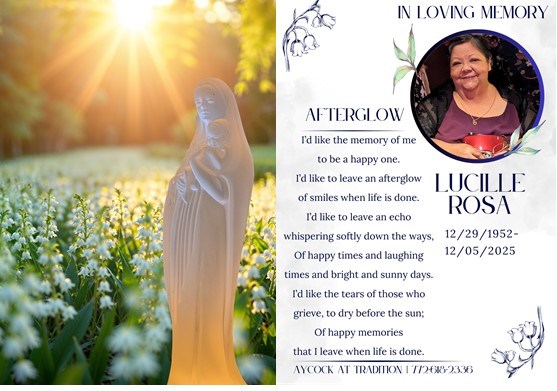 Obituary of Lucille Rosa