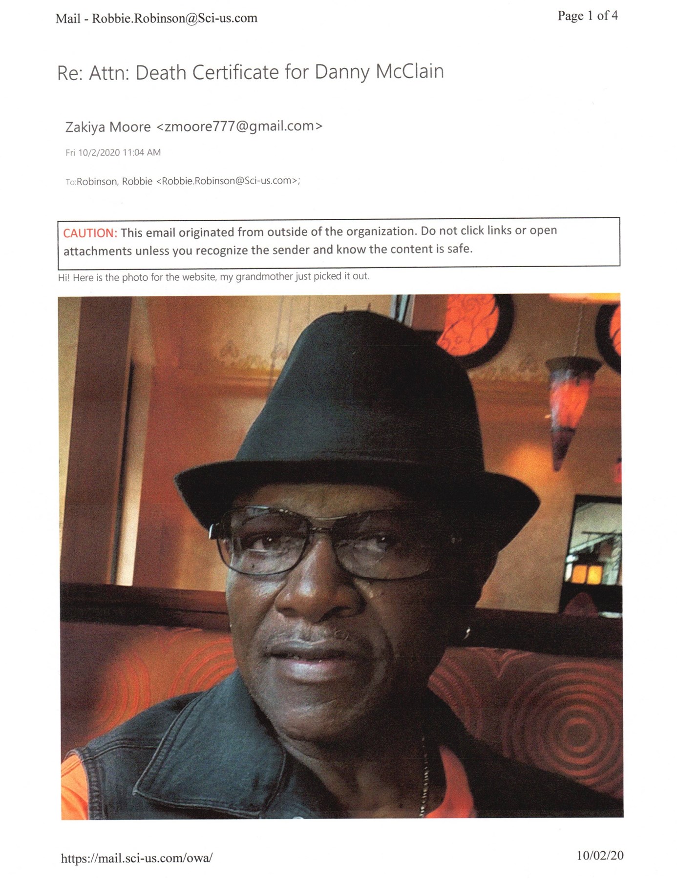 Obituary of Danny Joe McClain