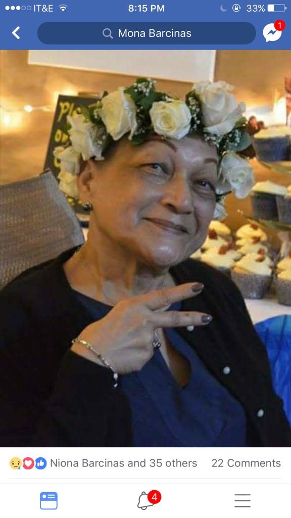 Obituary of Ramona San Nicolas Barcinas