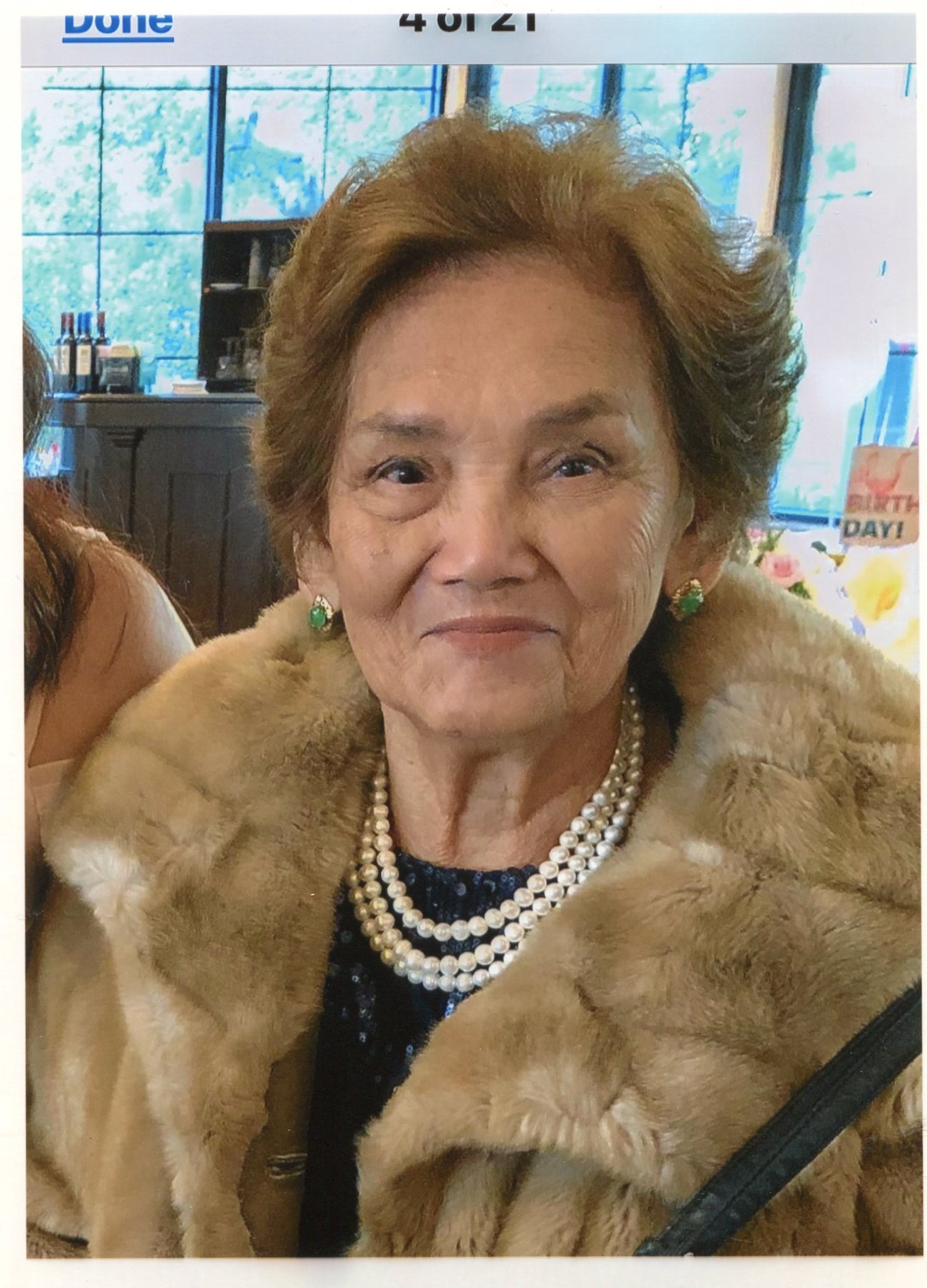 Obituary of Damiana Arevalo Bercilla