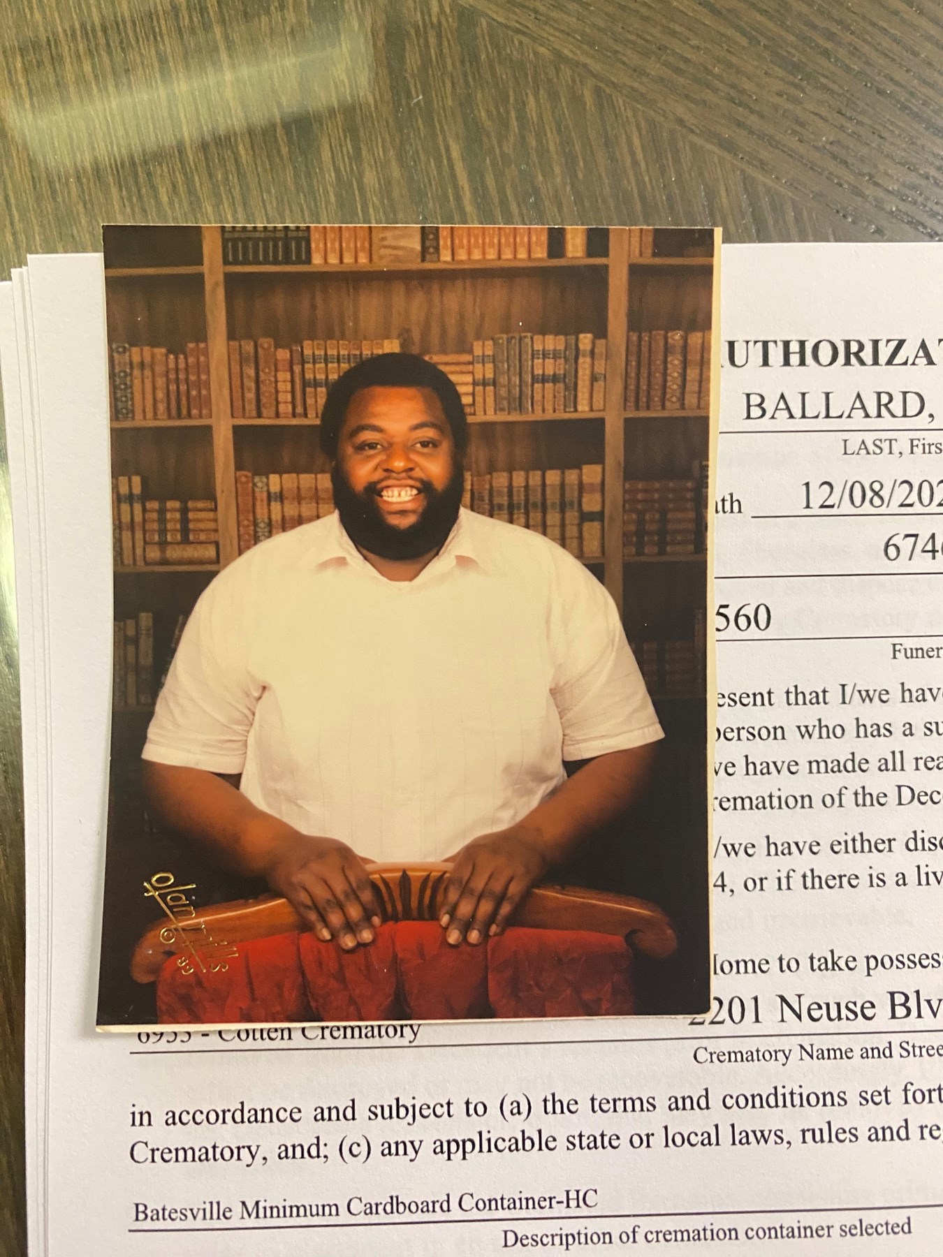 Obituary of Donald Xavia Ballard