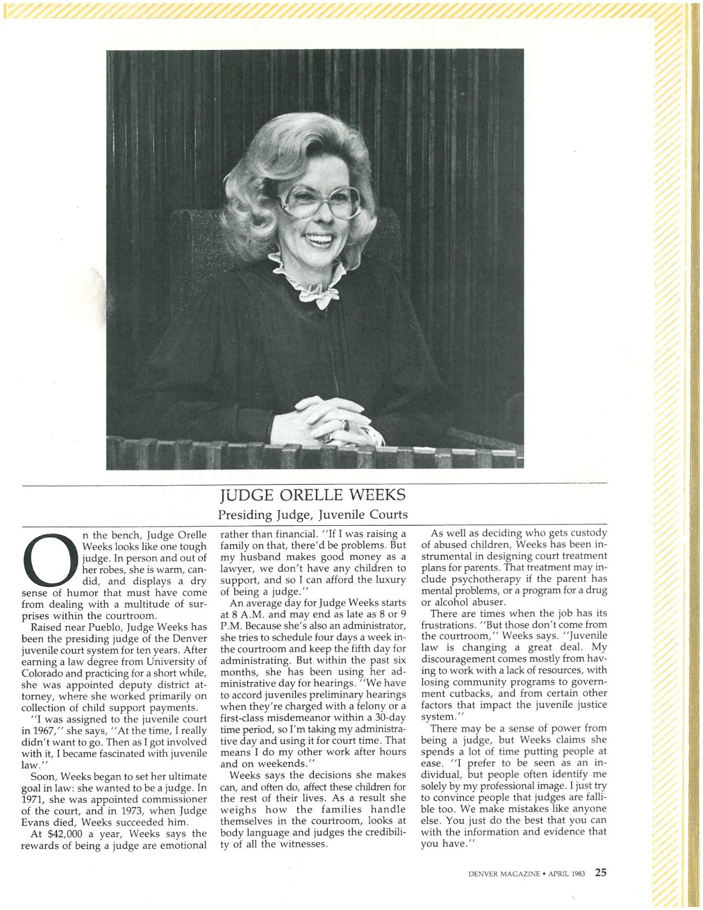 Obituary of Orrelle Elizabeth Weeks