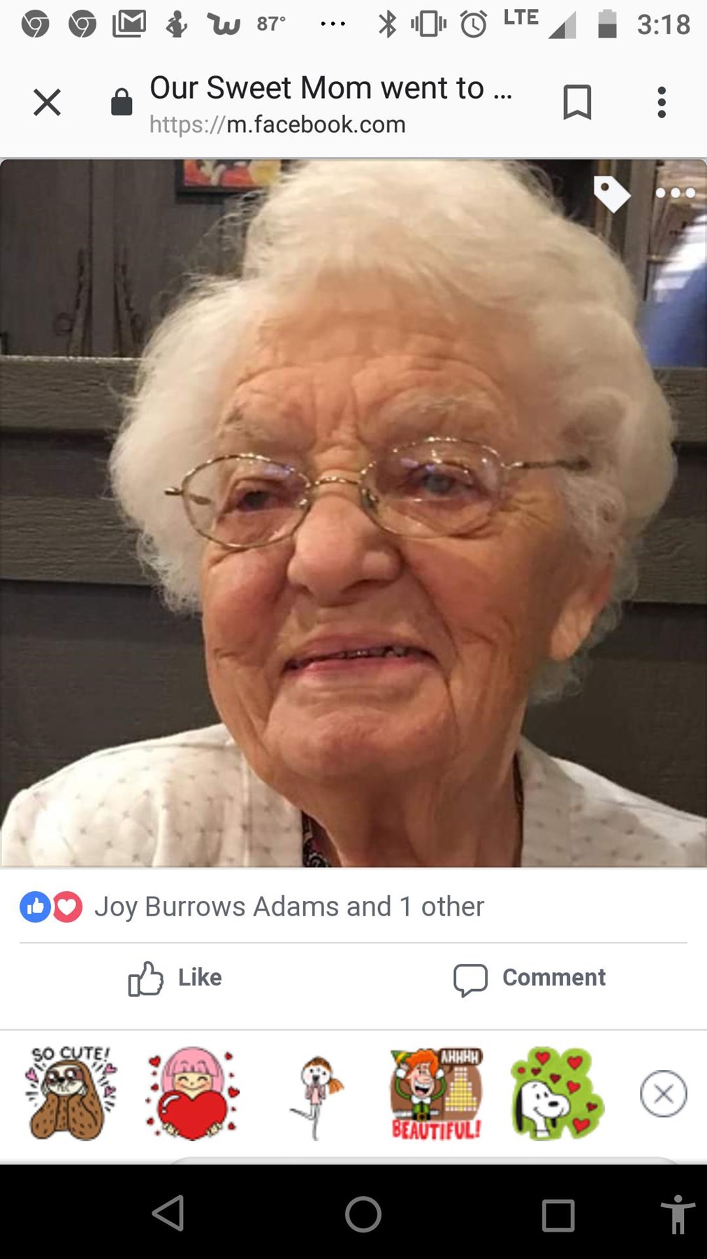 Obituary of Velma Louise Burrows