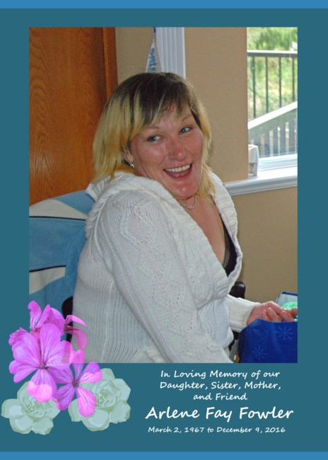 Obituary of Arlene Fay Fowler