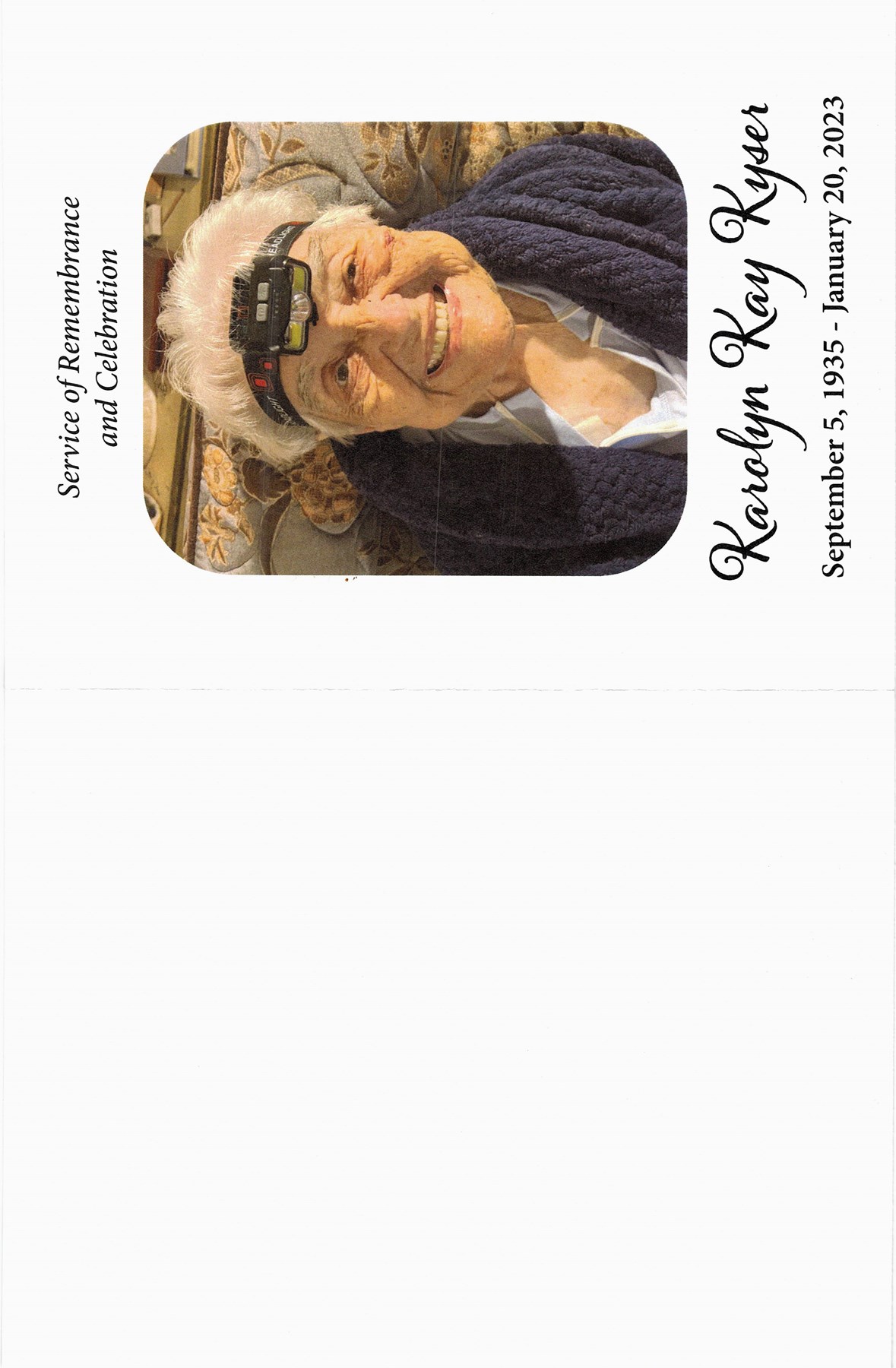 Obituary of Karolyn Kay Kyser