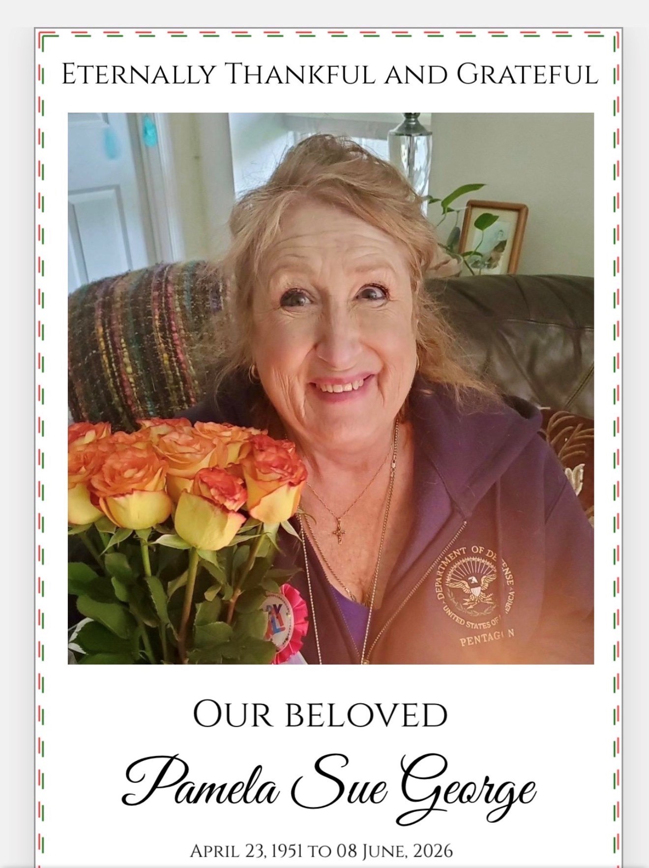 Obituary of Pamela Sue George