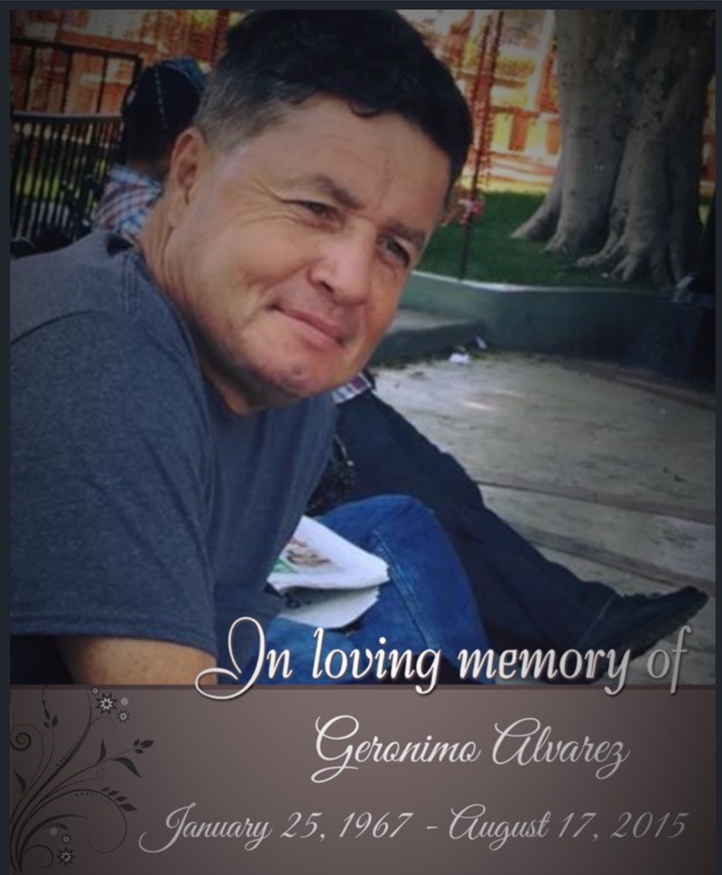 Obituary of Geronimo Alvarez