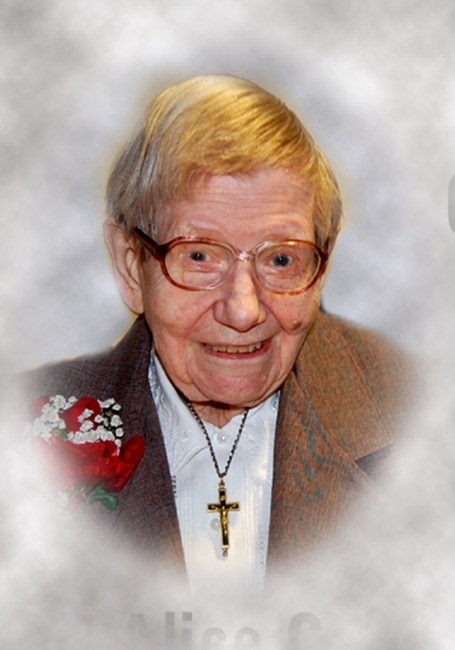 Obituary of Sister Alice Callaghan SSJ